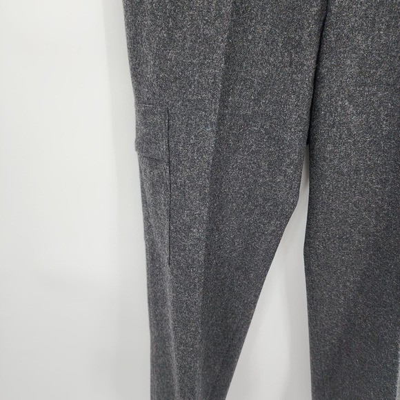 Eddie Bauer Gray Wool Mercer Fit Trouser Pleated Pants Size 14 - Picture 3 of 11